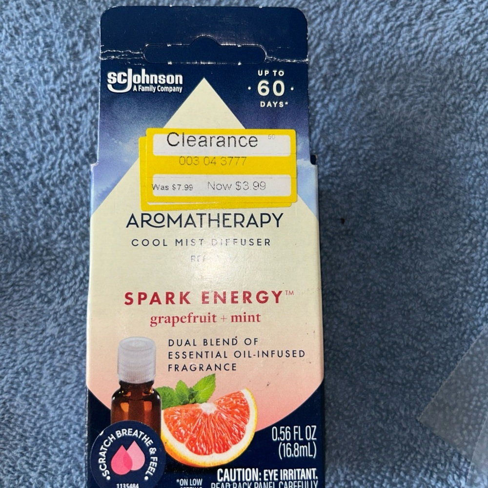 Glade Aromatherapy Cool Mist Diffuser Refill - Spark Energy